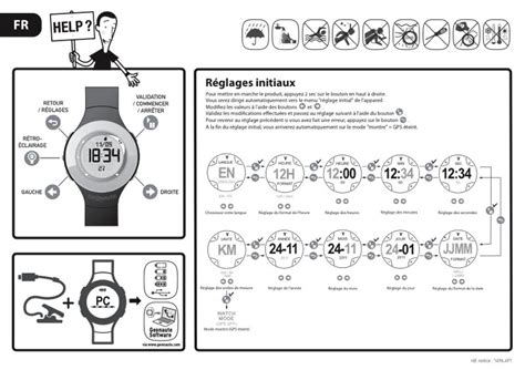 MODE D’EMPLOI MONTRES STaNDaRD 